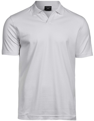 T-1404-Luxury Stretch V-Neck Polo